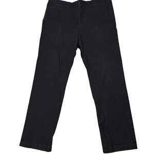 Filson Chino Pants Mens 36x32 (36X31) Black Trim Fit Cotton Stretch